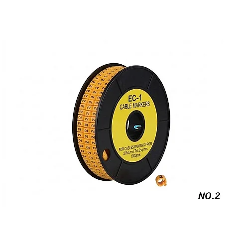 Cable Marker EC-1 (NO.2) ตัวมาร์คสายไฟ สายแลน