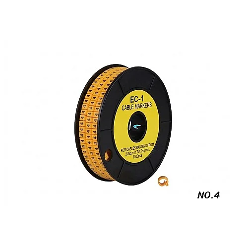 Cable Marker EC-1 (NO.4) ตัวมาร์คสายไฟ สายแลน