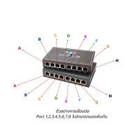 Gigabit Media Converter IN8 OUT8 VLAN Point To Point
