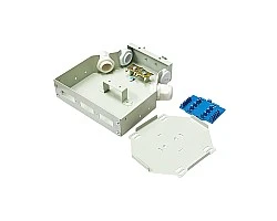 DIN Rail Terminal Box Duplex Indoor 6 Core ไม่รวมตัวต่อ