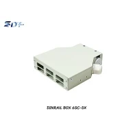 DIN Rail Terminal Box Duplex Indoor 12 Core ไม่รวมตัวต่อ