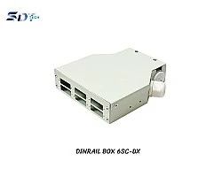 DIN Rail Terminal Box Duplex Indoor 12 Core ไม่รวมตัวต่อ