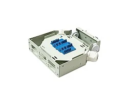 DIN Rail Terminal Box Duplex Indoor 12 Core ไม่รวมตัวต่อ