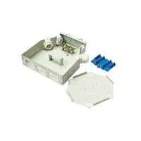 DIN Rail Terminal Box Duplex Indoor 12 Core ไม่รวมตัวต่อ