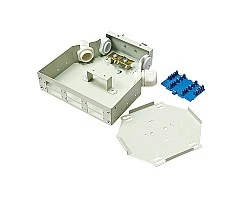 DIN Rail Terminal Box Duplex Indoor 12 Core ไม่รวมตัวต่อ