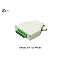 DIN Rail Terminal Box SC/APC Indoor 6 Core