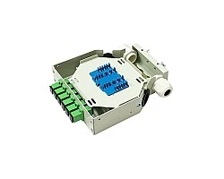 DIN Rail Terminal Box SC/APC Indoor 6 Core