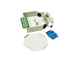 DIN Rail Terminal Box SC/APC Indoor 6 Core