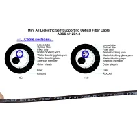 สายไฟเบอร์ออฟติก MINI ADSS SM 12 CORE (1KM)