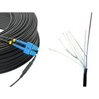 FTTH SM FIG8 Armored 2C เข้าหัว SC/UPC (150M)