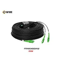 สายไฟเบอร์ออฟติก 2 Core SM เข้าหัว SC/APC ยาว 150 เมตร