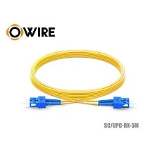 Patch Cord SC-SC (UPC) SM Duplex ยาว 5 เมตร