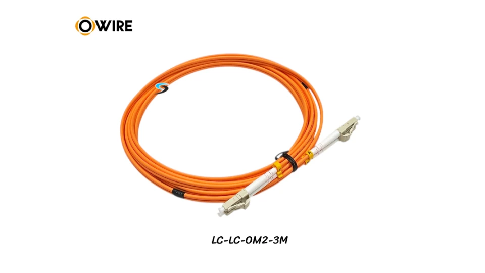 Patch Cord LC-LC MM OM2 Duplex ยาว 3 เมตร Patch Cord LC-LC MM OM2 Duplex ยาว 3 เมตร