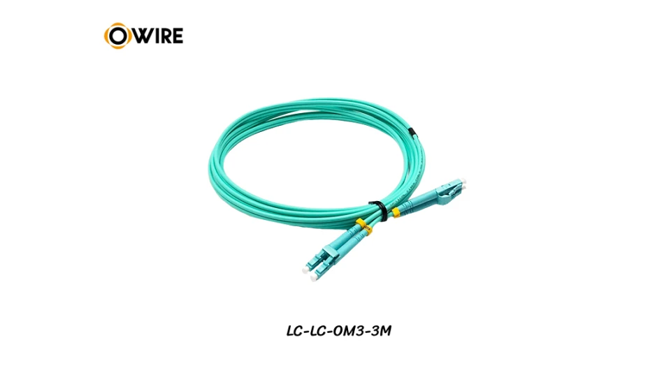 Patch Cord LC-LC MM OM3 Duplex ยาว 3 เมตร Patch Cord LC-LC MM OM3 Duplex ยาว 3 เมตร