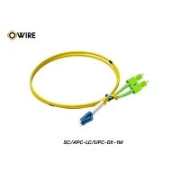Patch Cord Fiber SC/APC-LC/UPC SM Duplex ยาว 1 เมตร