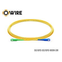 Patch Cord SC/APC-SC/UPC SM Simplex ยาว 3 เมตร
