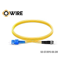 Patch Cord SC-ST (UPC) SM Duplex ยาว 3 เมตร