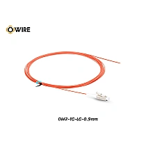 Pigtail 1 Core LC/UPC MM OM2 0.9mm ยาว 1.5 เมตร