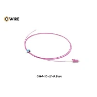 Pigtail 1 Core LC/UPC MM OM4 0.9mm ยาว 1.5 เมตร