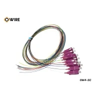Pigtail 12 Core SC/UPC MM OM4 0.9mm ยาว 1.5 เมตร