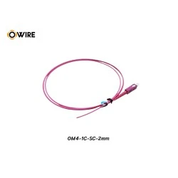 Pigtail 1 Core SC/UPC MM OM4 2mm ยาว 1.5 เมตร