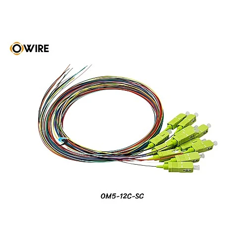 Pigtail 12 Core SC MM OM5 0.9mm ยาว 1.5 เมตร