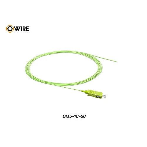 Pigtail 1 Core SC MM OM5 0.9mm ยาว 1.5 เมตร