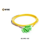 Pigtail 12 Core SC/APC SM 0.9mm ยาว 1.5 เมตร