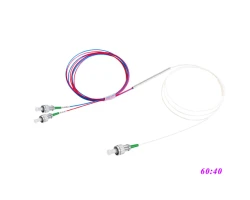 PLC Splitter FC/APC 1X2 MINI Type (60/40)