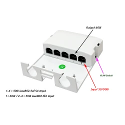 PoE Extender outdoor (10/100) IN1 OUT4 รุ่น BT14FV-A PoE Extender outdoor (10/100) IN1 OUT4 รุ่น BT14FV-A