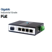 Gigabit Industrial PoE 4 Port + 1 SFP Uplink