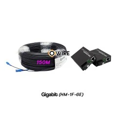 สายไฟเบอร์ออฟติก 1 Core 150 เมตร + Media BIDI 1G