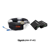 สายไฟเบอร์ออฟติก 1 Core 50 เมตร + Media BIDI 1G