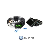 สายไฟเบอร์ออฟติก 2 Core 200 เมตร + Media DX 10/100