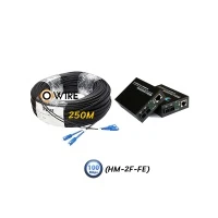 สายไฟเบอร์ออฟติก 2 Core 250 เมตร + Media DX 10/100