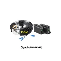 สายไฟเบอร์ออฟติก 2 Core 150 เมตร + Media DX 1G