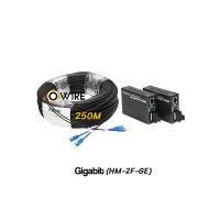 สายไฟเบอร์ออฟติก 2 Core 250 เมตร + Media DX 1G