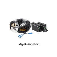 สายไฟเบอร์ออฟติก 2 Core 50 เมตร + Media DX 1G