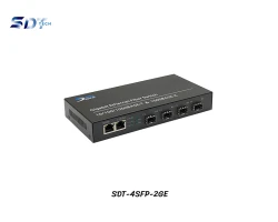Gigabit Fiber SFP Switch 4 Port + 2GE
