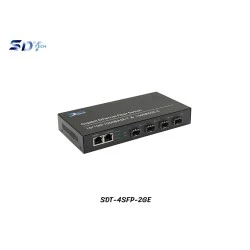 Gigabit Fiber SFP Switch 4 Port + 2GE