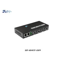 Gigabit Fiber SFP Switch 4 Port + 2GE