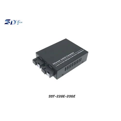Gigabit Media Converter Bidi (1A+1B) + 2RJ45 SM 20KM