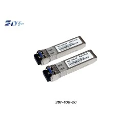 10G SFP+ SM LC DX DDM 20KM รุ่น SDT-10G-20