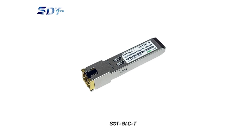 SDT | SFP Copper RJ45 To LAN 1G DDM SDT | SFP Copper RJ45 To LAN 1G DDM