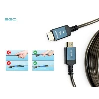 สาย HDMI Fiber SGO 8K@60Hz ยาว 30 เมตร (Armored) สาย HDMI Fiber SGO 8K@60Hz ยาว 30 เมตร (Armored)