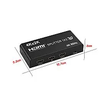 HDMI Splitter 4K@60Hz เข้า 1 ออก 2 เวอร์ชั่น 2.0