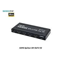 HDMI Splitter 4K@60Hz เข้า 1 ออก 4 เวอร์ชั่น 2.0