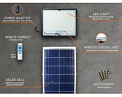 โคมไฟสปอร์ตไลท์ Solar Spotlight LumiRa รุ่น LSC-028 200W