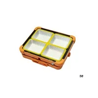 ไฟสปอตไลท์โซล่าเซลล์แบบพกพา รุ่น D8 แสงสว่าง 50W