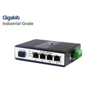 Gigabit Industrial Switch 4 Port Uplink 1 Port (SFP)